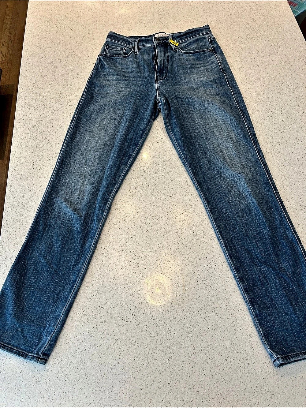 FRAME Le Sylvie Slender Straight Jeans Blue Waist 26